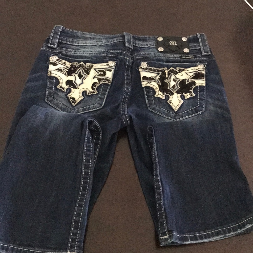 Miss Me Jeans Cowhide - Picture 1 of 2